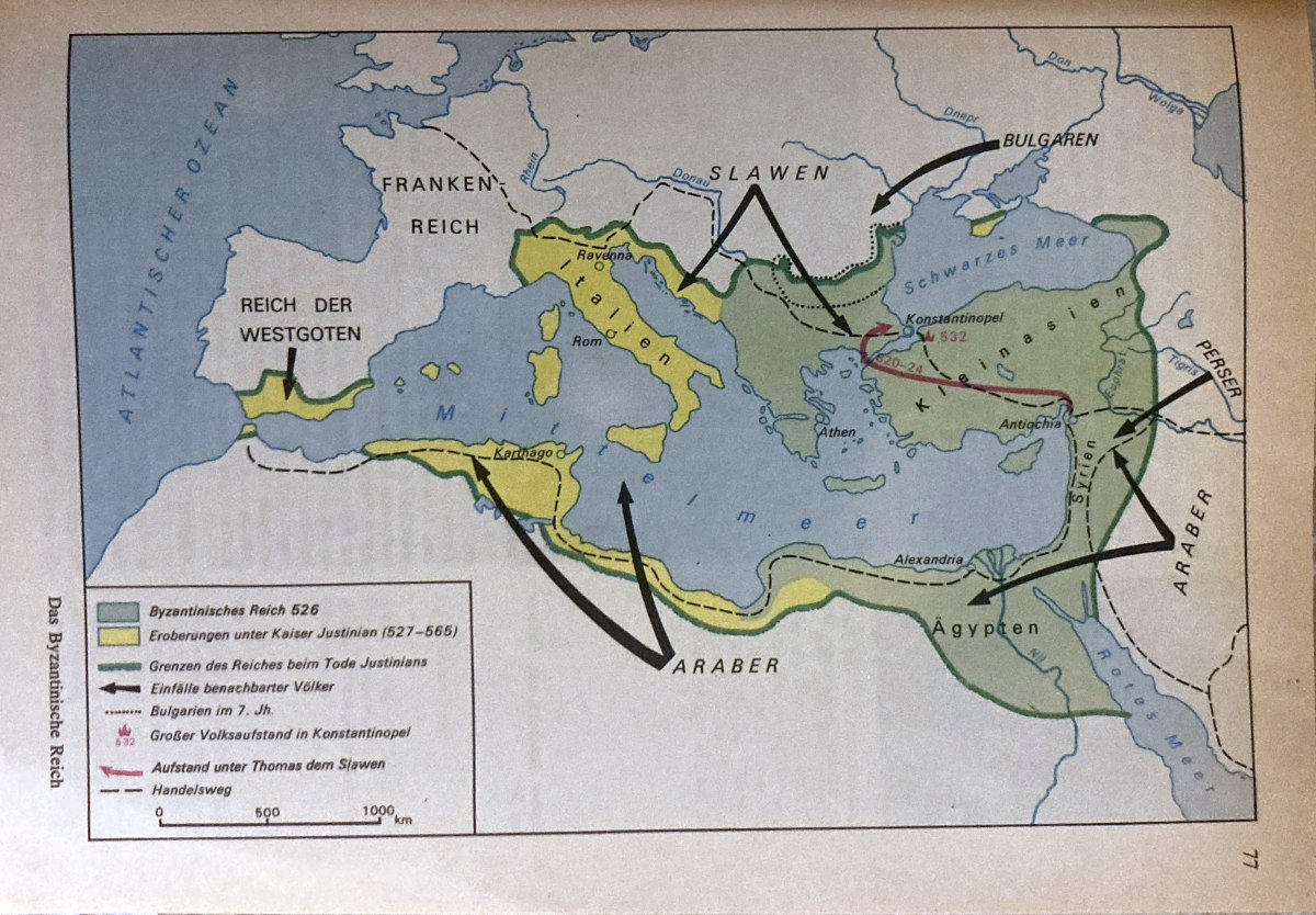 Byzanz am Ende der Sklavenhalterordnung